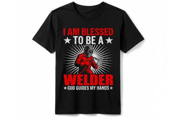 Blessed to Be a Welder: Graphics & T-Shirt Designs