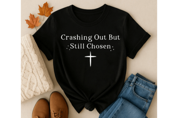 Crashing out but Still Chosen Svg: Trend Graphics for T-Shirt