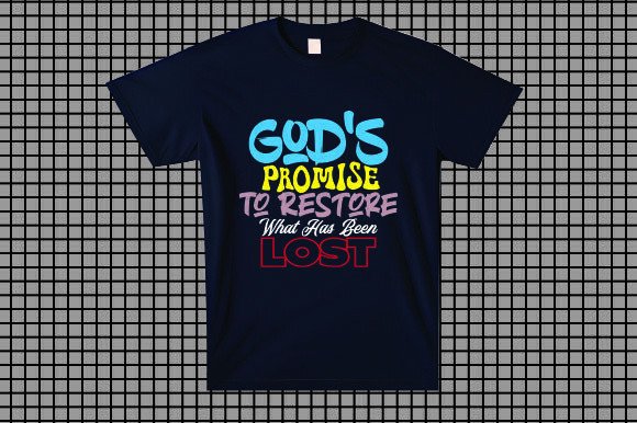 God's Promise to Restore Graphics for T‑Shirt Designs