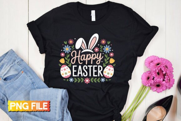Happy Easter Png: Graphics for T-Shirt Designs & Editorial Use