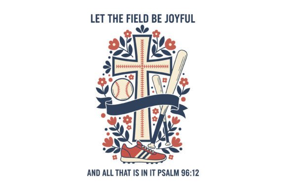 Let the Field Be Joyful Baseball SVG