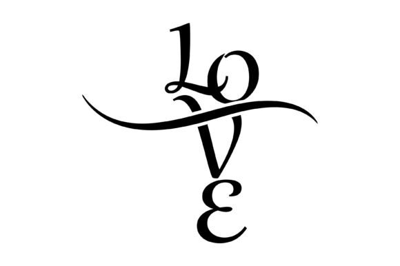 Love Cross Typography Minimal Design for Graphics & T-Shirt Designs
