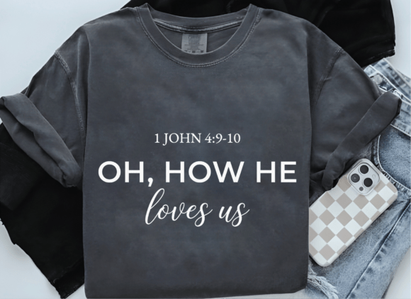 Oh, How He Loves Us Svg – Real Talk for Embroidery Use