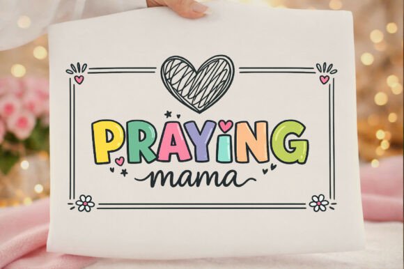 Praying Mama Mom Graphics: T-Shirt Designs Review
