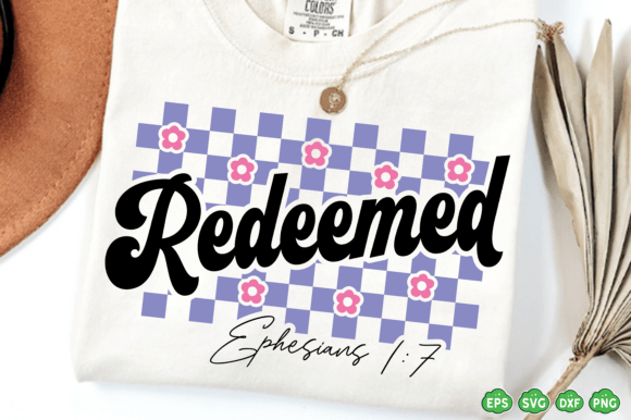 Redeemed SVG and Bible Verse Graphics for T-Shirt Designs