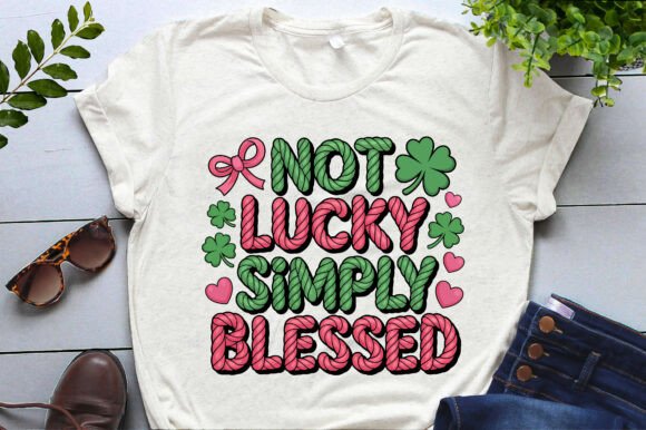 St Patrick's Day Faux Yarn Coquette Graphics & T-Shirt Designs
