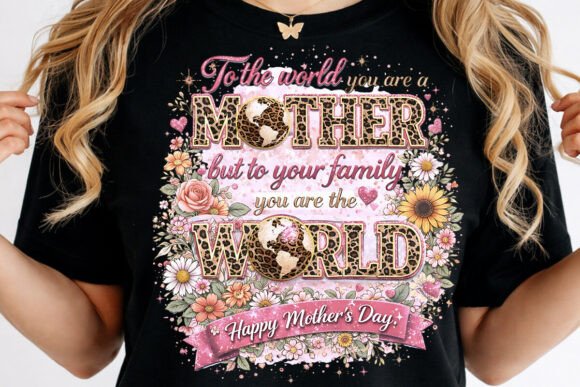 To the World You Are a Mother but to You T-Shirt Graphics