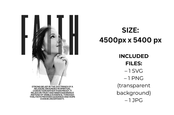 Typography Faith Sublimation: T-Shirt Designs & Graphics Review